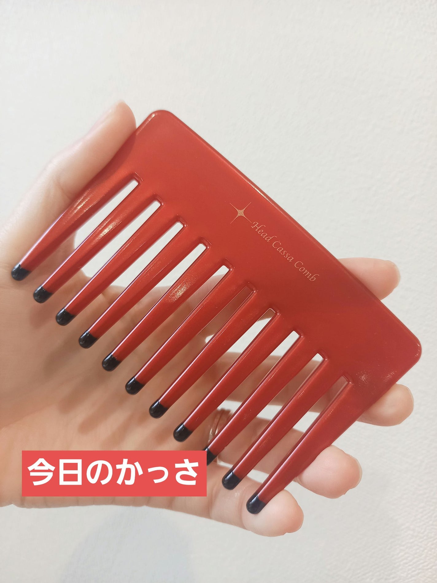 ヘッドかっさコーム/ベス/ヘアケアグッズを使ったクチコミ(1枚目)