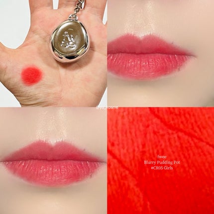 フィー リップアンドチーク ブラーリープリンポット/fwee/口紅を使ったクチコミ(6枚目)