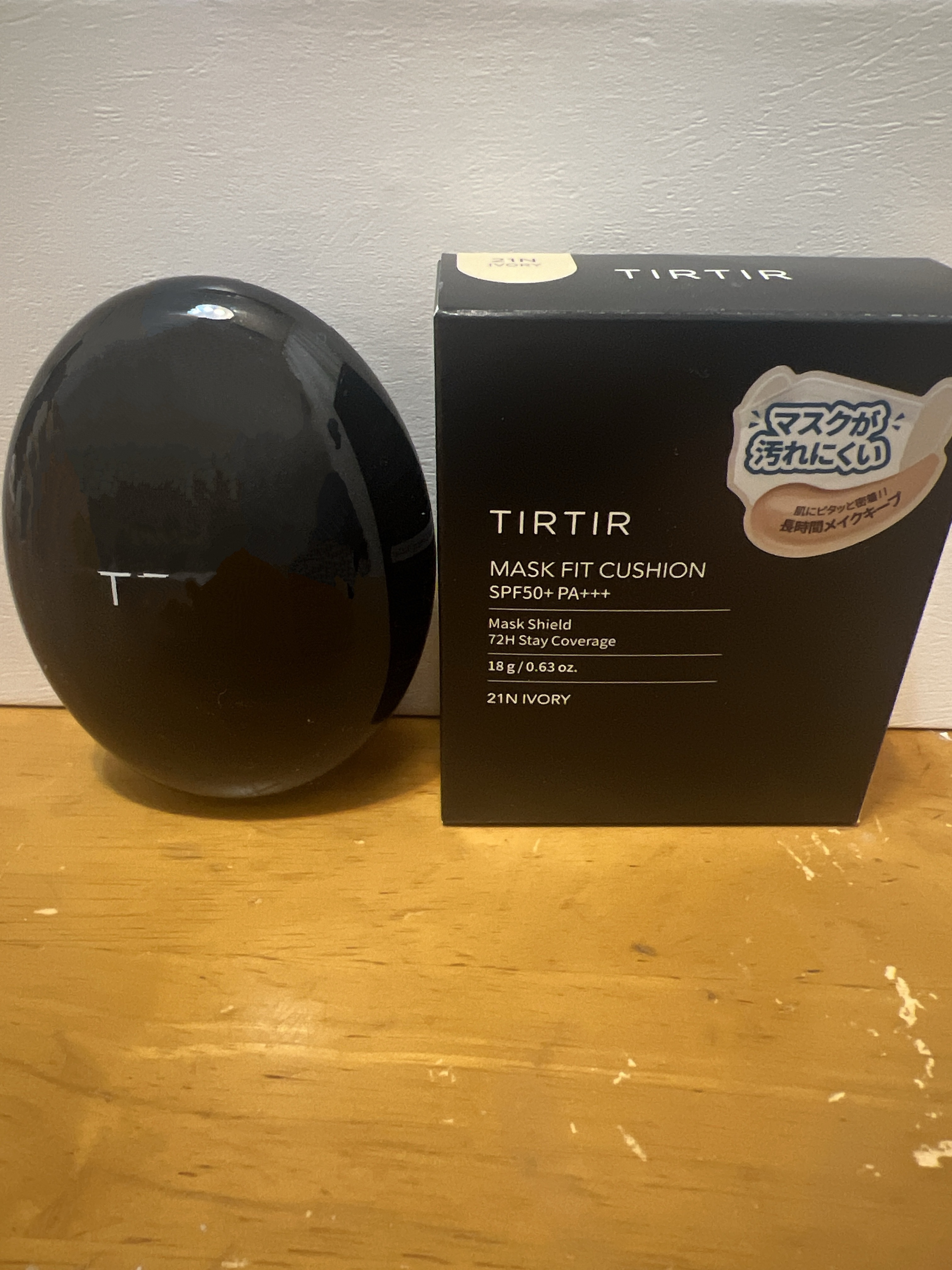 マスクフィットクッション 21Nアイボリー ミニ/TIRTIR(ティルティル)/クッションファンデーションを使ったクチコミ（1枚目）