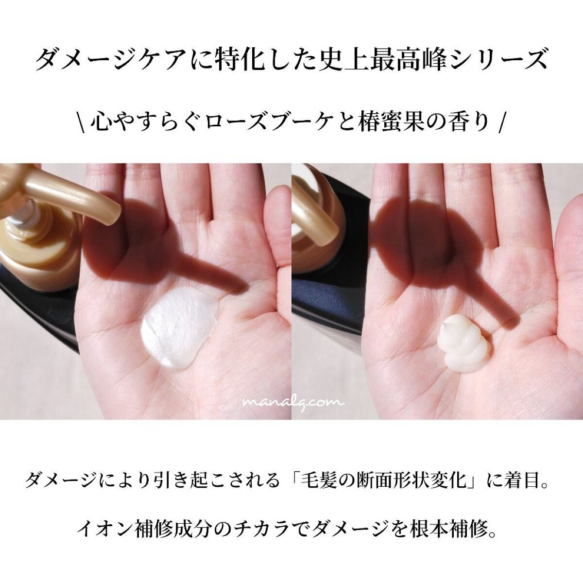プレミアムEX インテンシブリペア <シャンプー>/コンディショナー<ヘアトリートメント> /TSUBAKI/市販シャンプーを使ったクチコミ(2枚目)