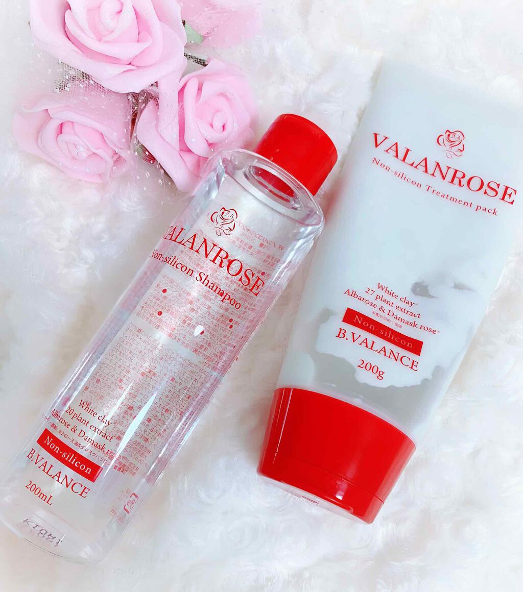 ノンシリコンシャンプー＆トリートメント/VALANROSE/市販シャンプーを使ったクチコミ（1枚目）