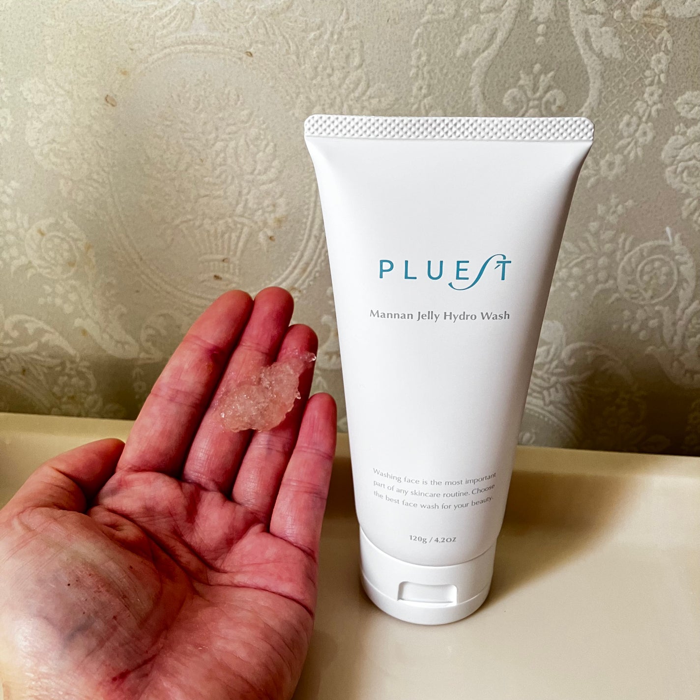 マンナンジェリーハイドロウォッシュ/PLUEST/洗顔料を使ったクチコミ(2枚目)