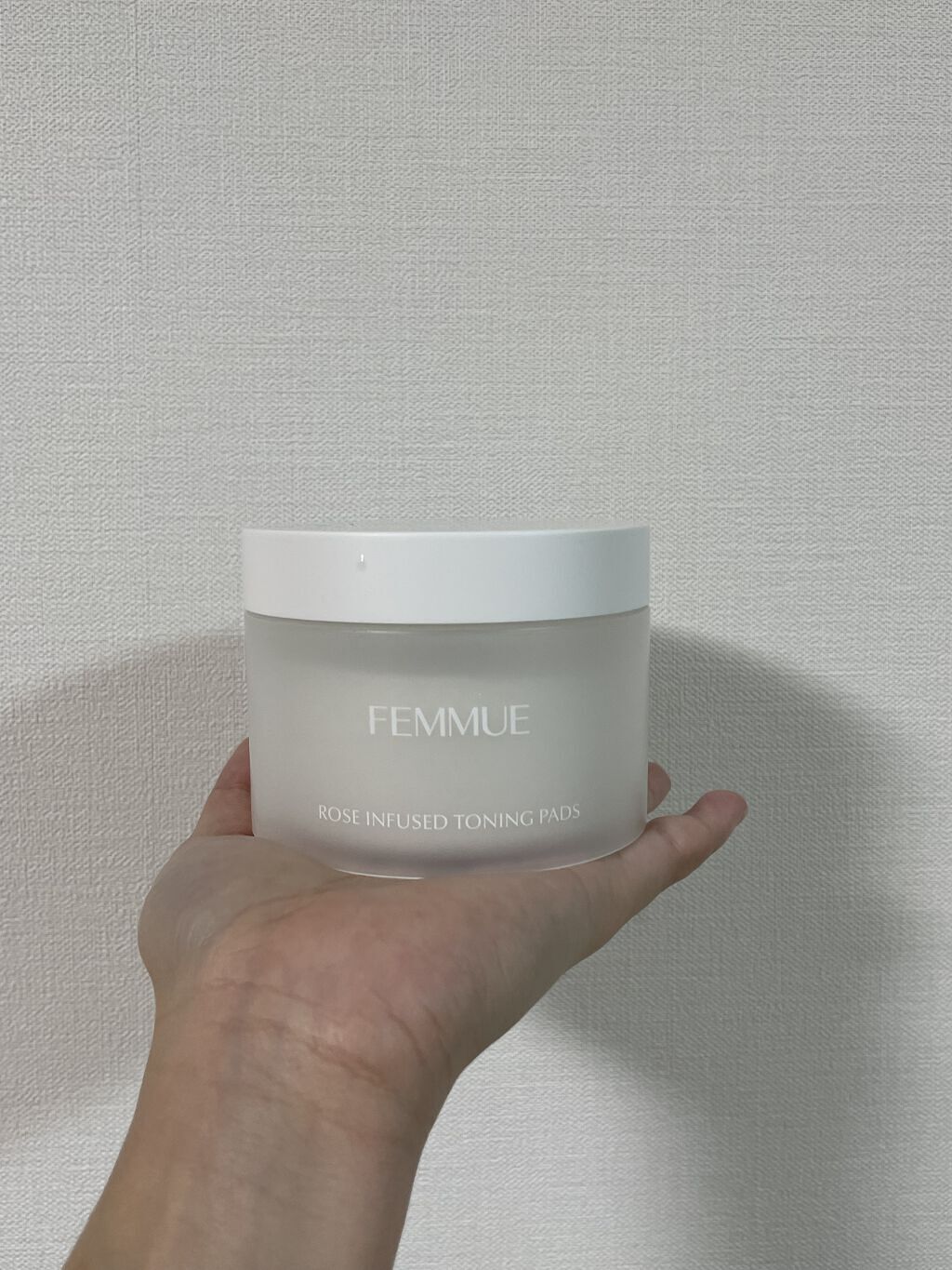 ローズインフューズド トーニングパッド/FEMMUE/拭き取り化粧水を使ったクチコミ（1枚目）