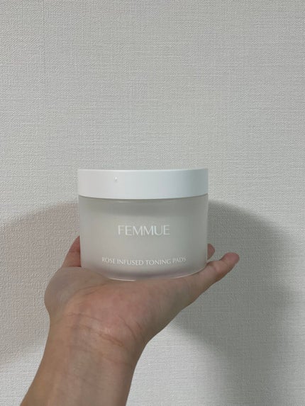 ローズインフューズド トーニングパッド/FEMMUE/拭き取り化粧水を使ったクチコミ(1枚目)