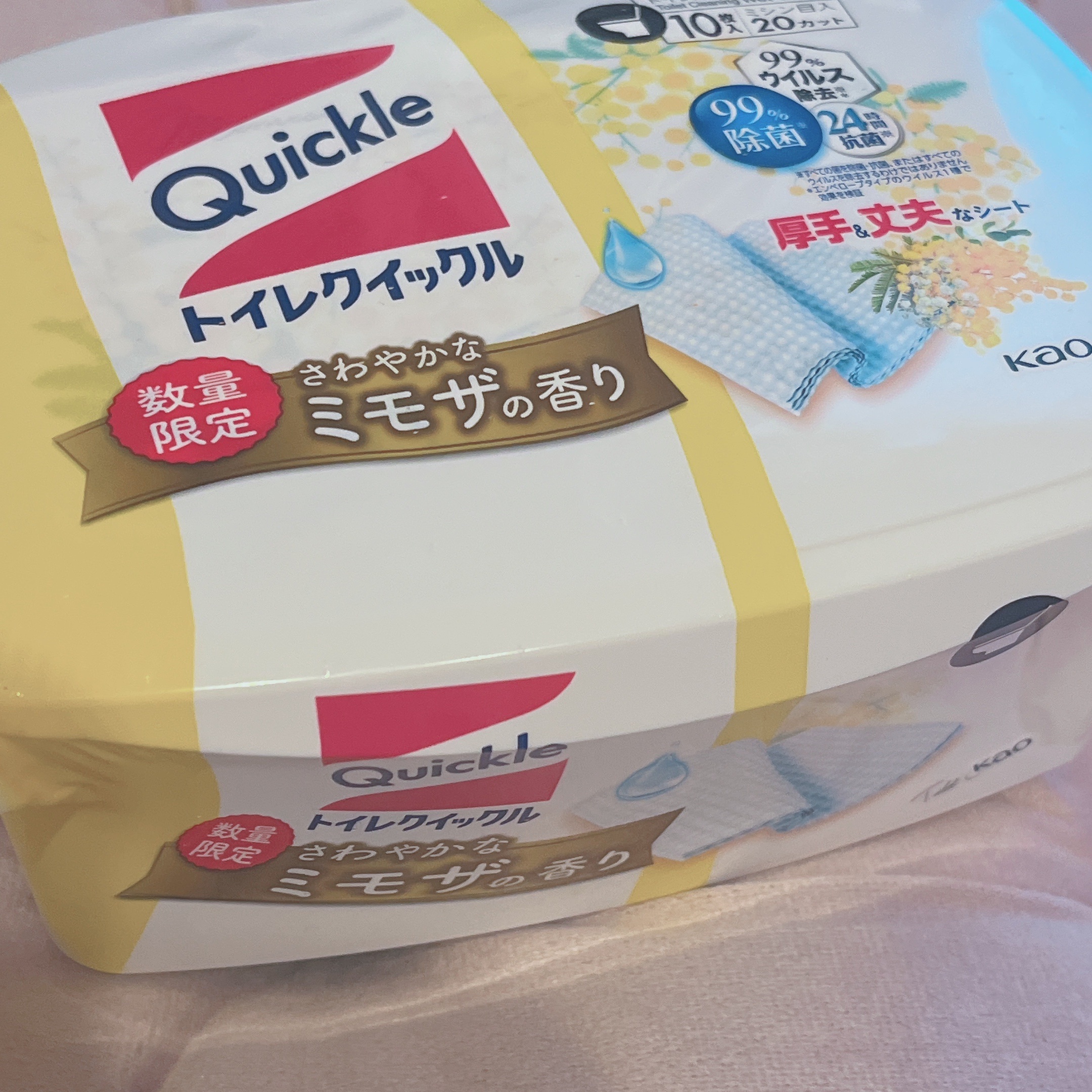 トイレクイックル 容器入 10枚/クイックル/その他を使ったクチコミ（1枚目）