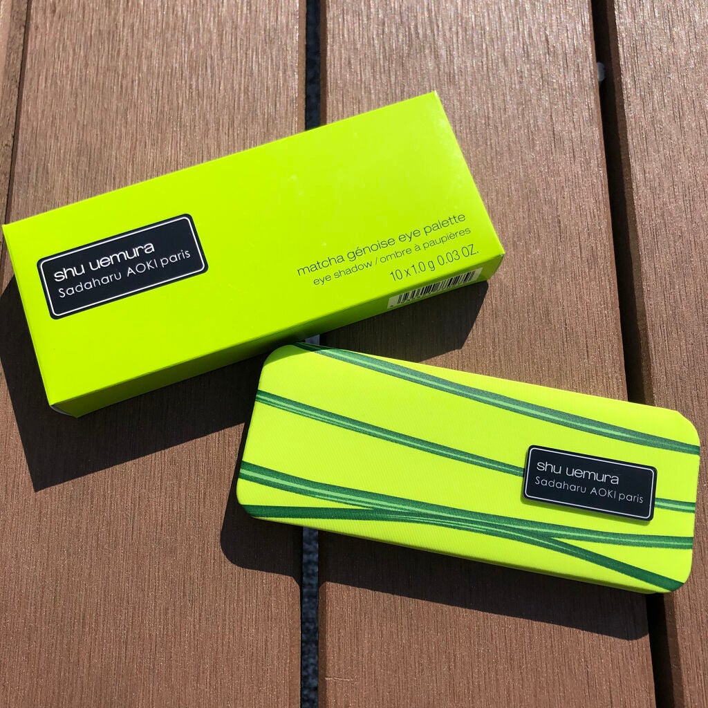 マッチャ ジェノワーズ アイ パレット /shu uemura/アイシャドウパレットを使ったクチコミ(7枚目)