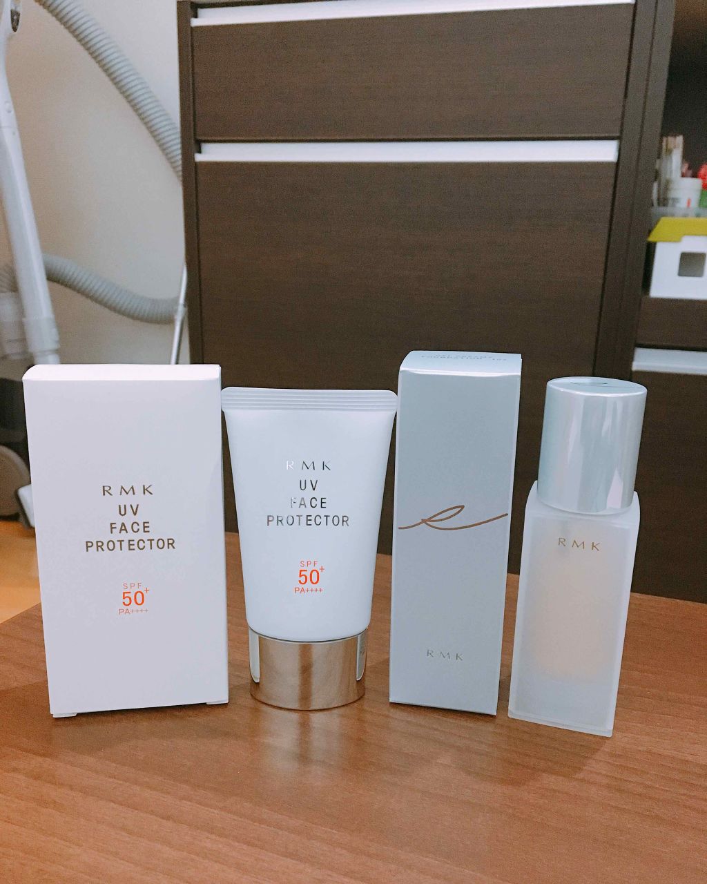 UVフェイスプロテクター50/RMK/日焼け止めクリームを使ったクチコミ（1枚目）