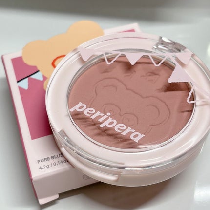 ピュア ブラッシュド サンシャイン チーク/PERIPERA/パウダーチークを使ったクチコミ(2枚目)