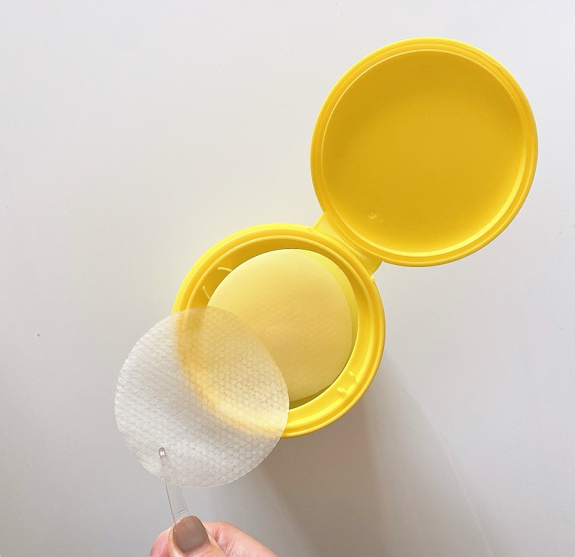 グリーンタンジェリン ビタCダークスポットケアパッド/goodal/トナーパッドを使ったクチコミ（2枚目）