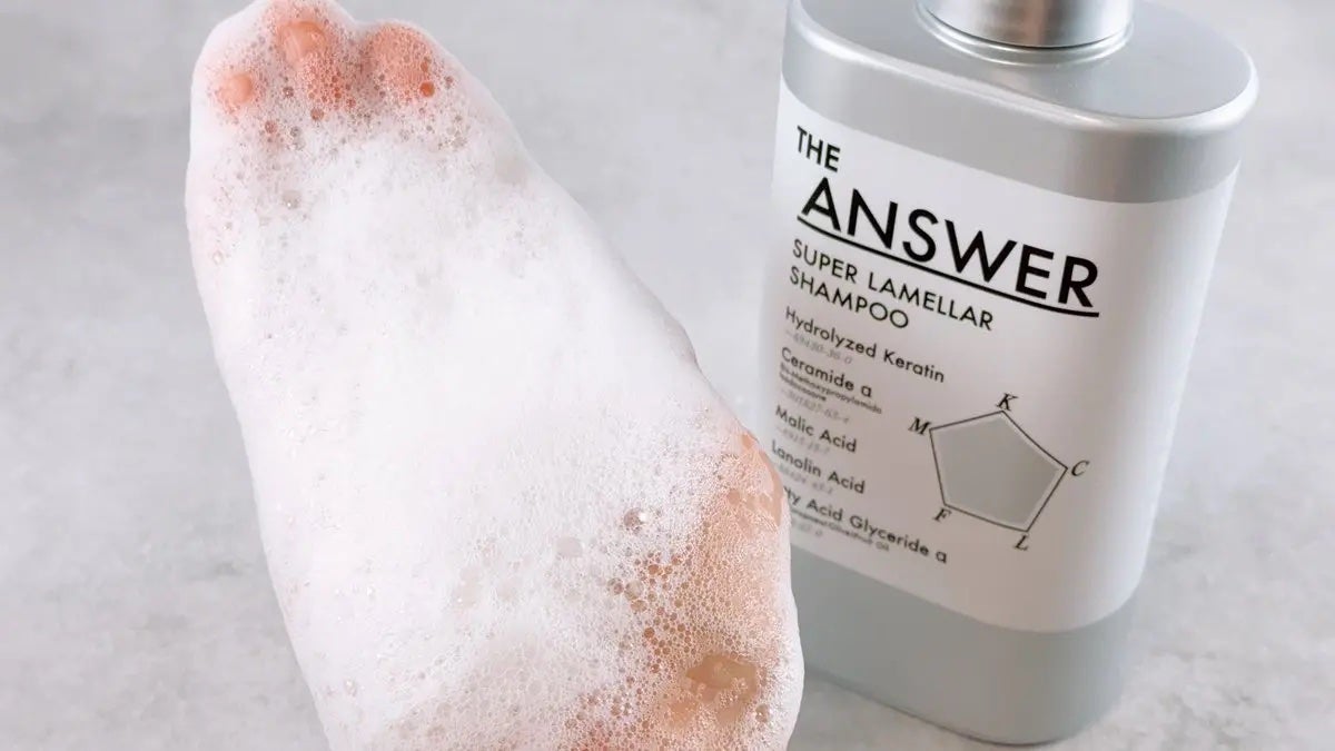 THE ANSWER スーパーラメラシャンプー/THE ANSWER/市販シャンプーを使ったクチコミ(2枚目)