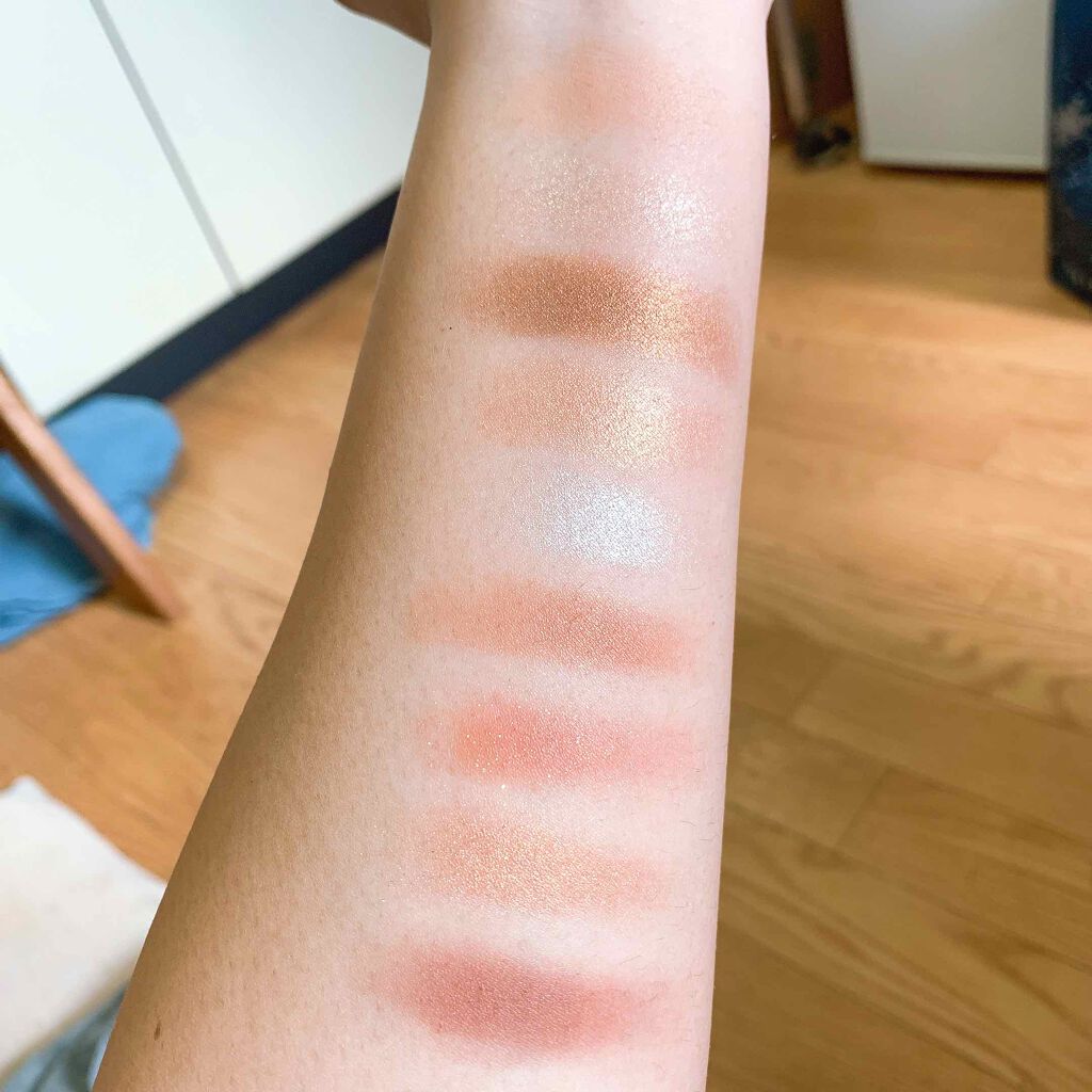 UR GLAM BLOOMING EYE COLOR PALETTE/U R GLAM/アイシャドウパレットを使ったクチコミ(3枚目)