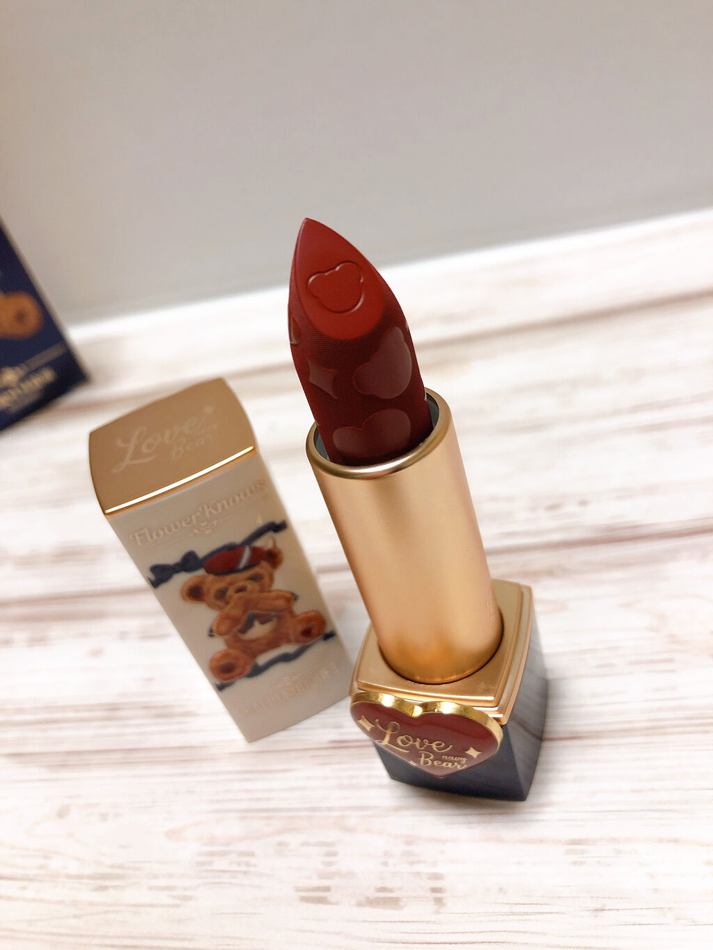 Love Bear マットリップスティック/FlowerKnows/口紅を使ったクチコミ（2枚目）