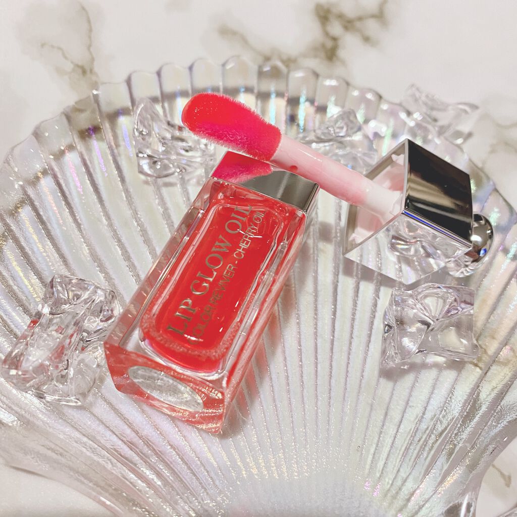ディオール アディクト リップ グロウ オイル 015 チェリー/Dior/リップグロスを使ったクチコミ（1枚目）