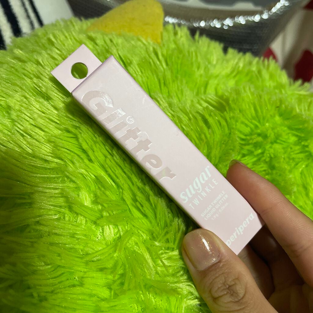 シュガー トゥインクル リキッド グリッター/PERIPERA/グリッターを使ったクチコミ(3枚目)
