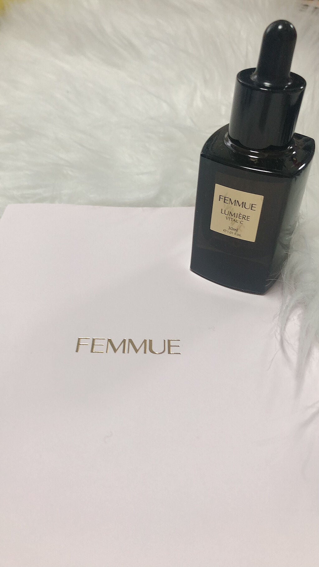 ルミエール ヴァイタルC/FEMMUE/ブースター・導入液を使ったクチコミ(1枚目)