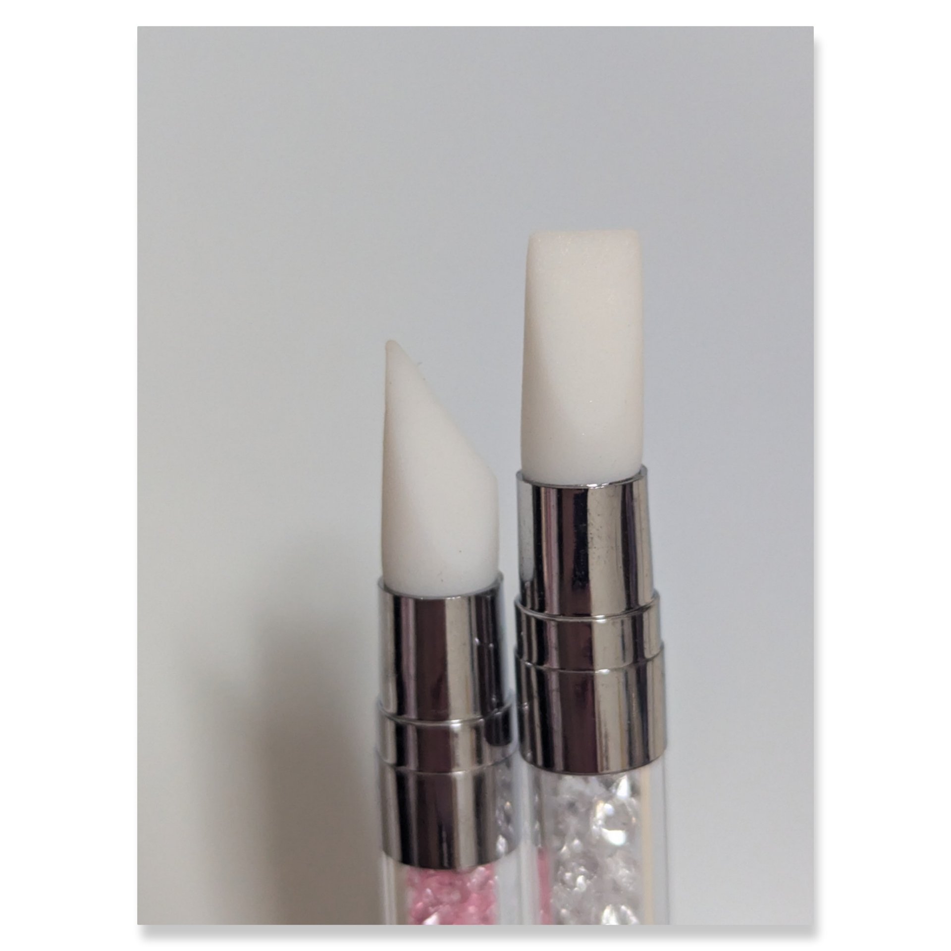 ネイル用シリコーン筆(フライト型)/セリア/ネイル用品を使ったクチコミ（2枚目）