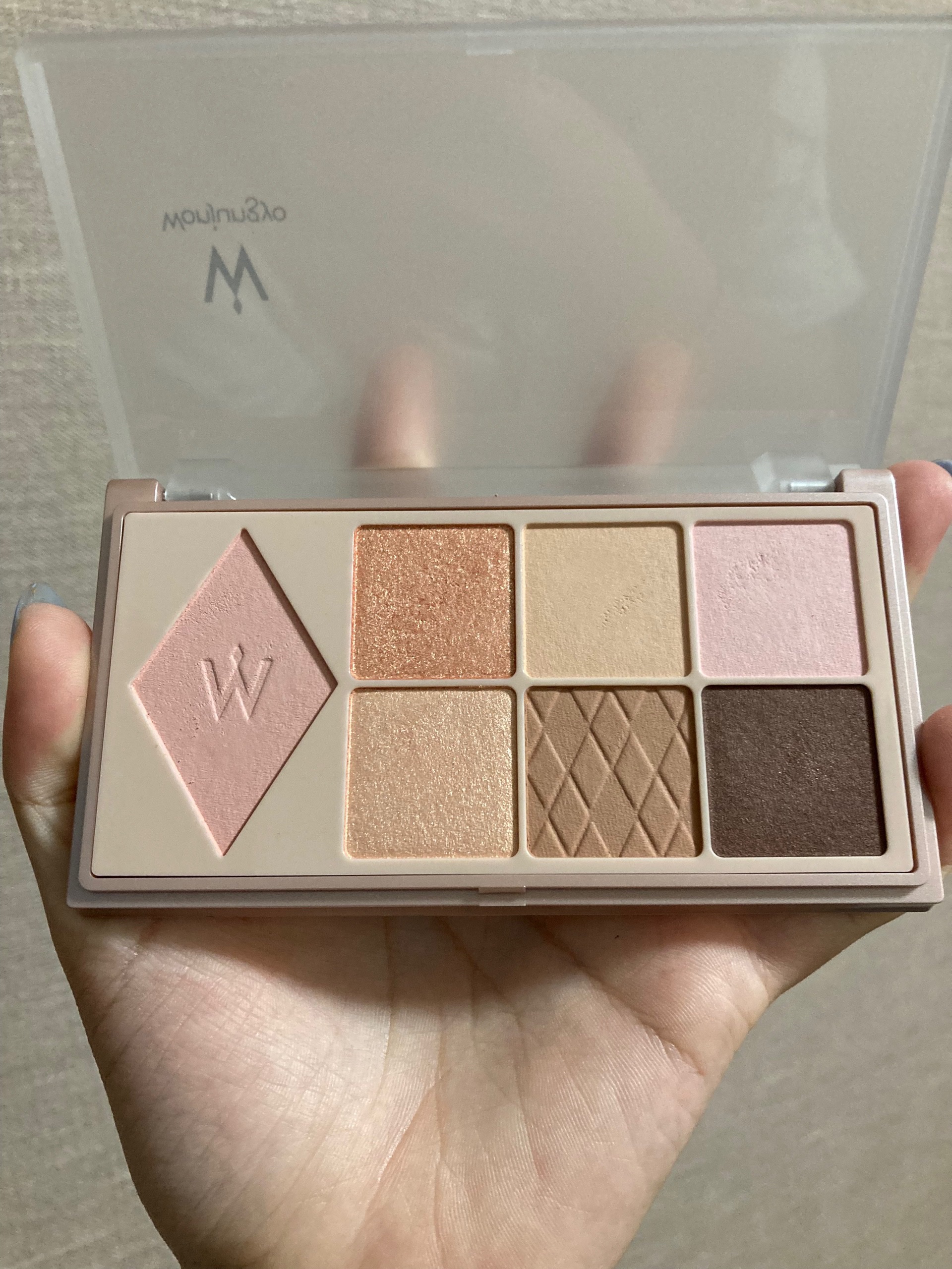 ウォンジョンヨ Ｗ デイリームードアップパレット /Wonjungyo/アイシャドウパレットを使ったクチコミ（2枚目）