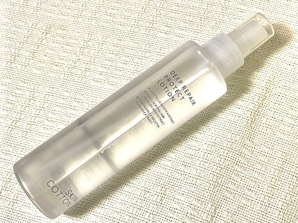 濃厚リペア プロテクトローション/スキンコットン/ミスト状化粧水を使ったクチコミ(1枚目)