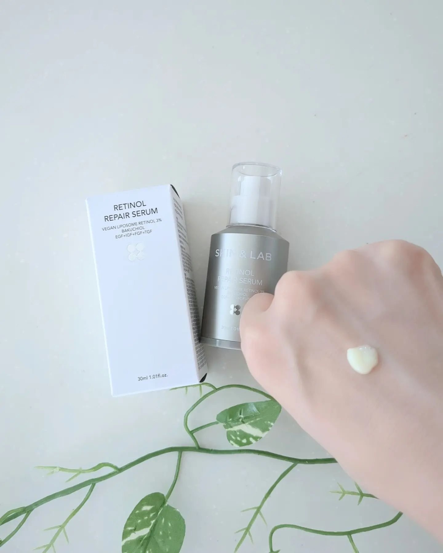 ヴィーガンリポソームレチノールセラム/SKIN&LAB/美容液を使ったクチコミ（2枚目）