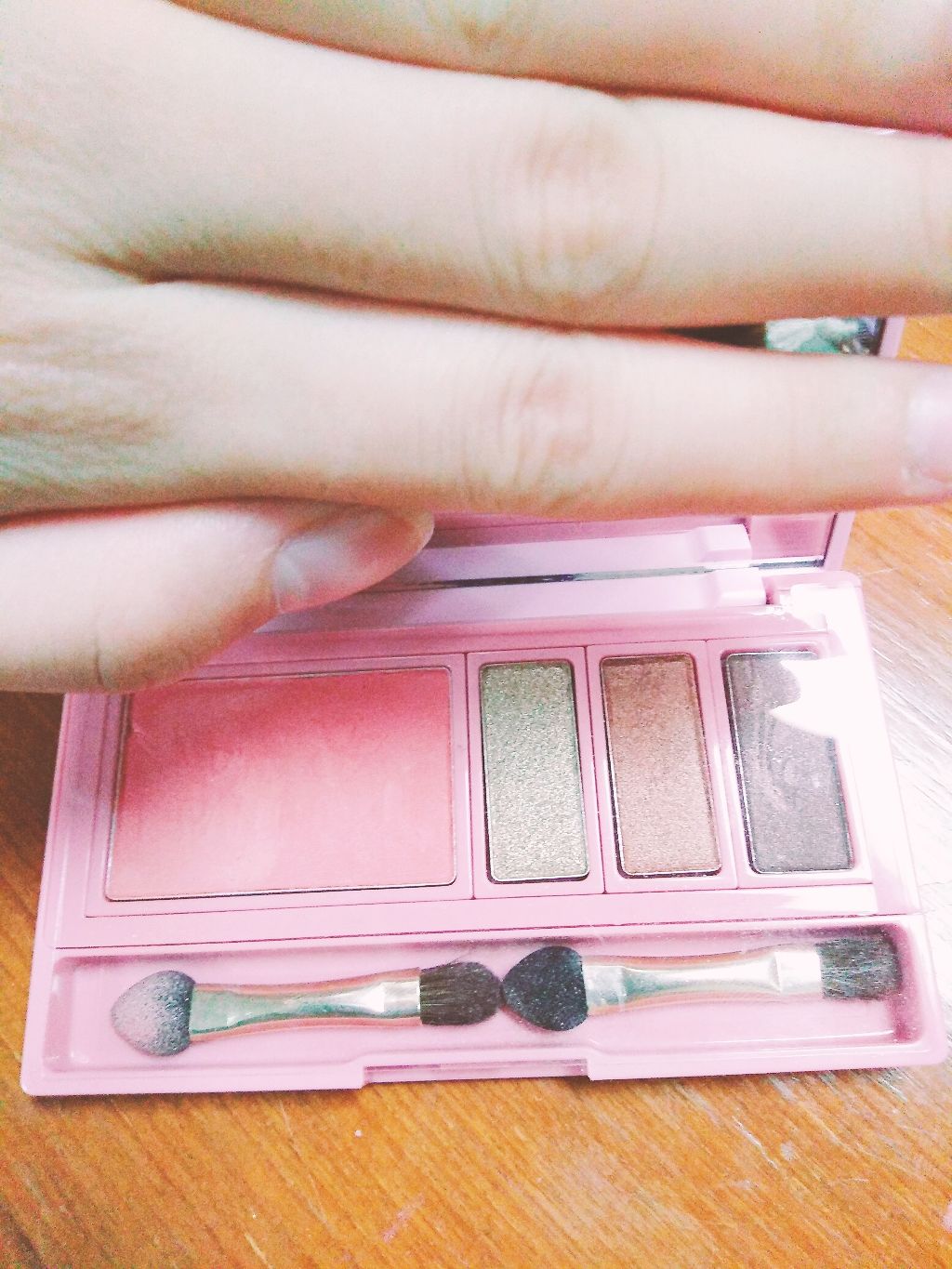 THE PINK PANTHER MAKE UP PALETTE /MINISO/アイシャドウパレットを使ったクチコミ（2枚目）