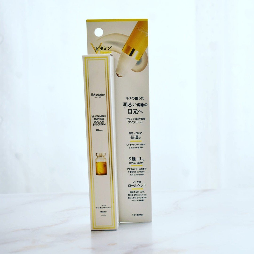 V9ビタミンアンプルロールオンアイクリームクリア/JMsolution/アイケア・アイクリームを使ったクチコミ（1枚目）
