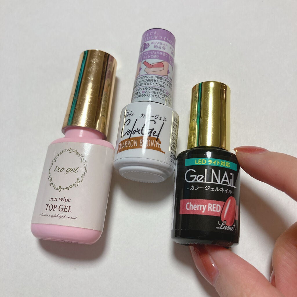 ジェルネイル(ライト対応)/セリア/ジェルネイルを使ったクチコミ(5枚目)