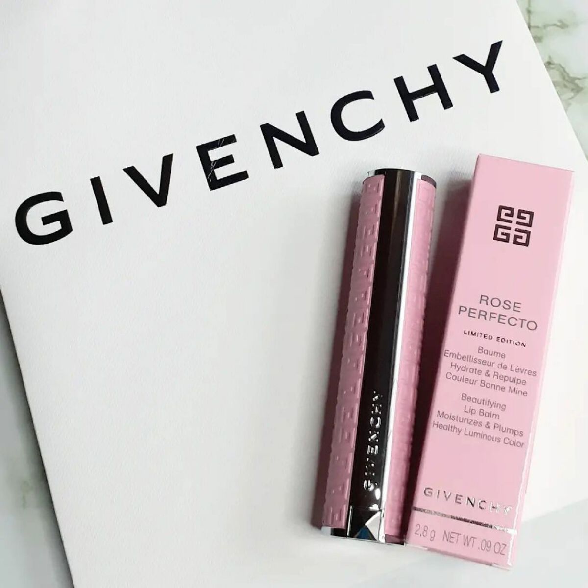 ローズ・パーフェクト（フォール コレクション 2022） No.525/GIVENCHY/リップケアを使ったクチコミ（1枚目）