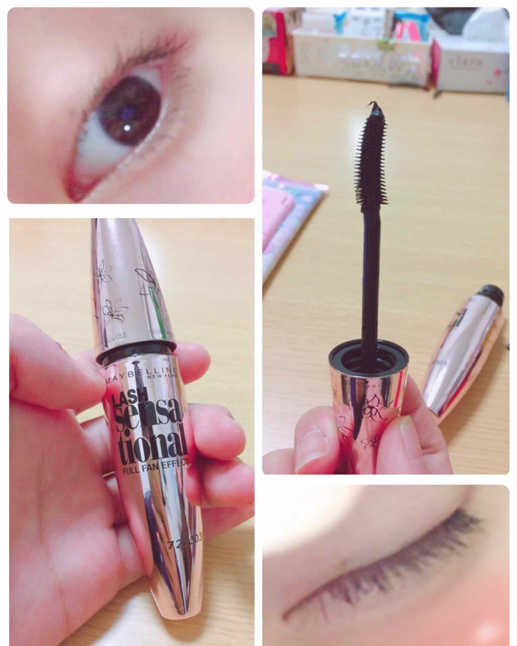 ボリューム エクスプレス ラッシュセンセーショナル/MAYBELLINE NEW YORK/マスカラを使ったクチコミ(3枚目)