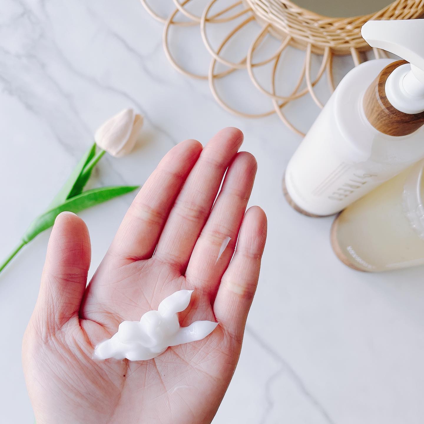 うるモイストシャンプー／トリートメント トリートメント本体 450ml/byTREES/市販シャンプーを使ったクチコミ（3枚目）