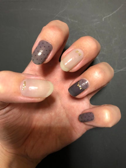 ジェルネイルシール/キャンドゥ/ネイルシールを使ったクチコミ(1枚目)