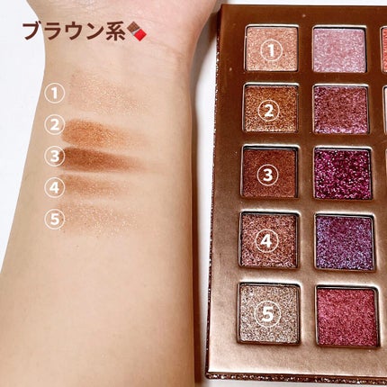 プロ ダズリング アイパレット グリッツ シャワー/CLIO/アイシャドウパレットを使ったクチコミ(5枚目)