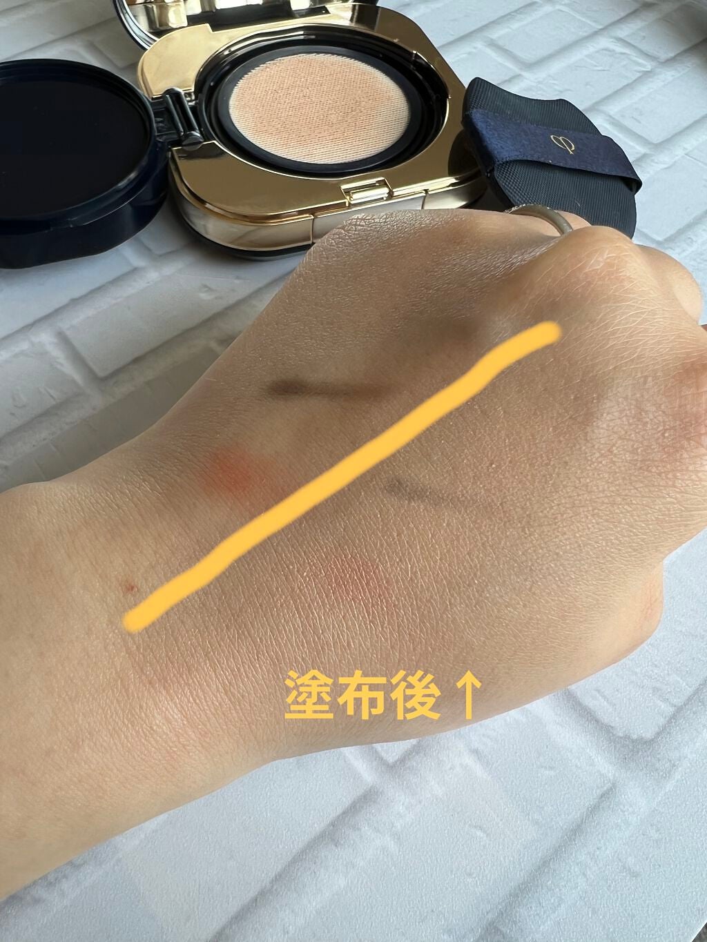 クレ・ド・ポー ボーテ タンクッションエクラ ナチュレル/クレ・ド・ポー ボーテ/クッションファンデーションを使ったクチコミ(3枚目)