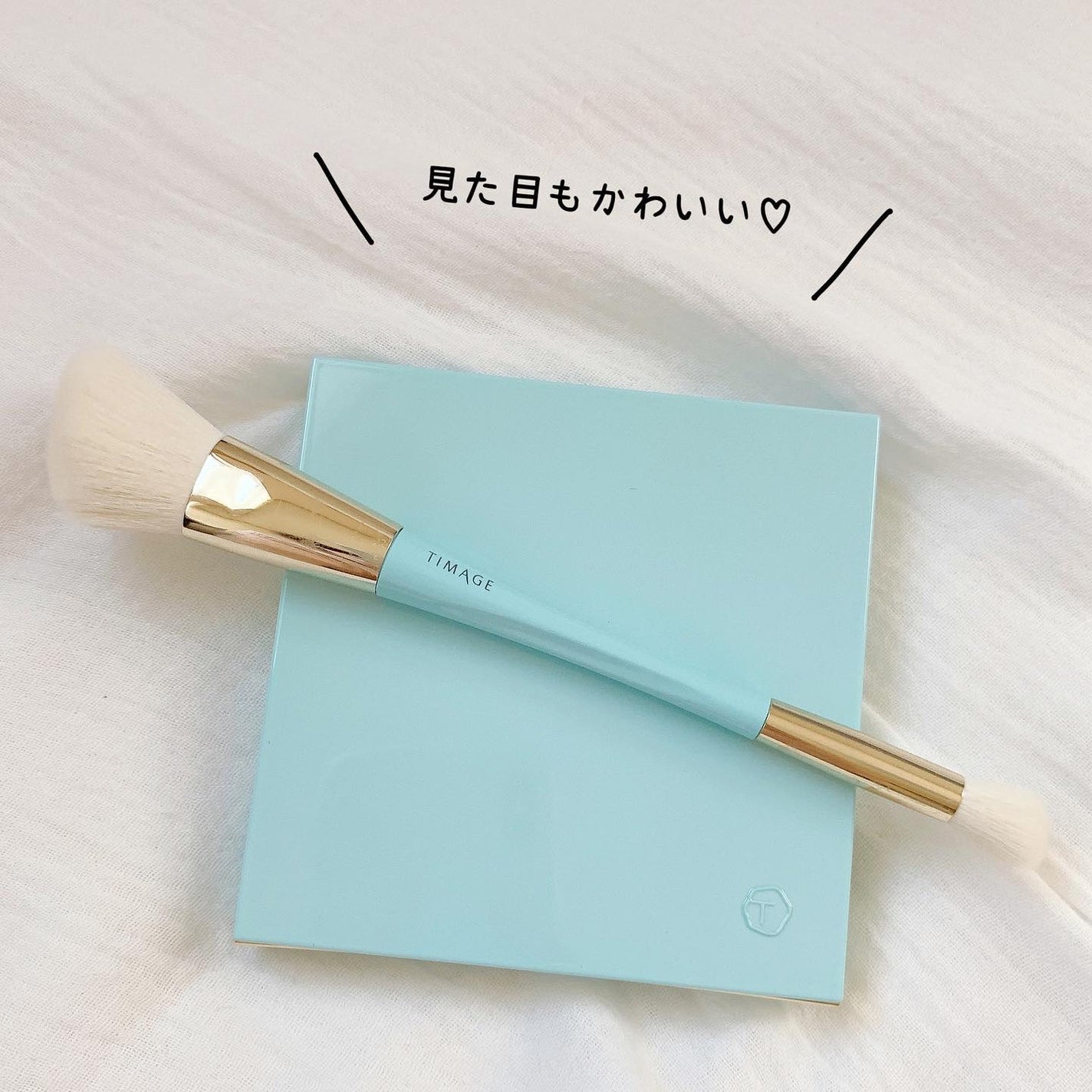 ハイライトシェーディングパレット/TIMAGE/パウダーハイライトを使ったクチコミ(4枚目)