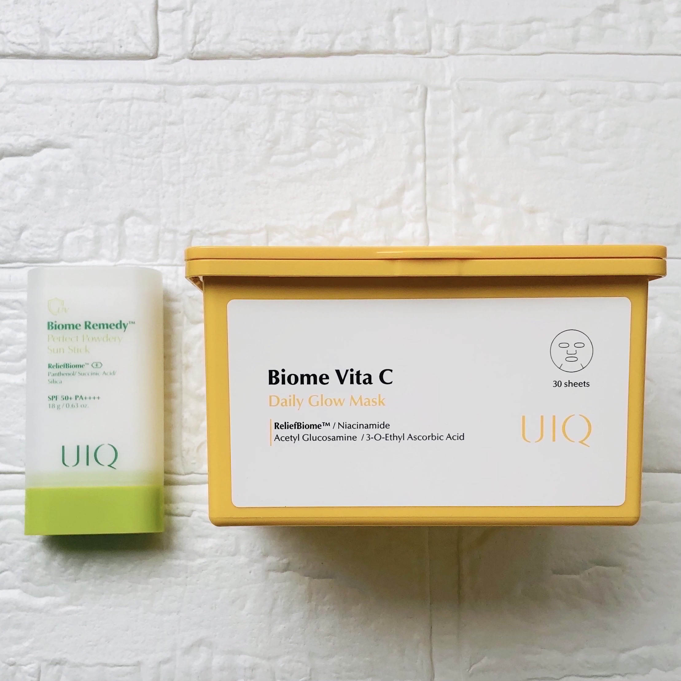 バイオームビタCグローデイリーシートマスク/UIQ/シートマスク・パックを使ったクチコミ（1枚目）