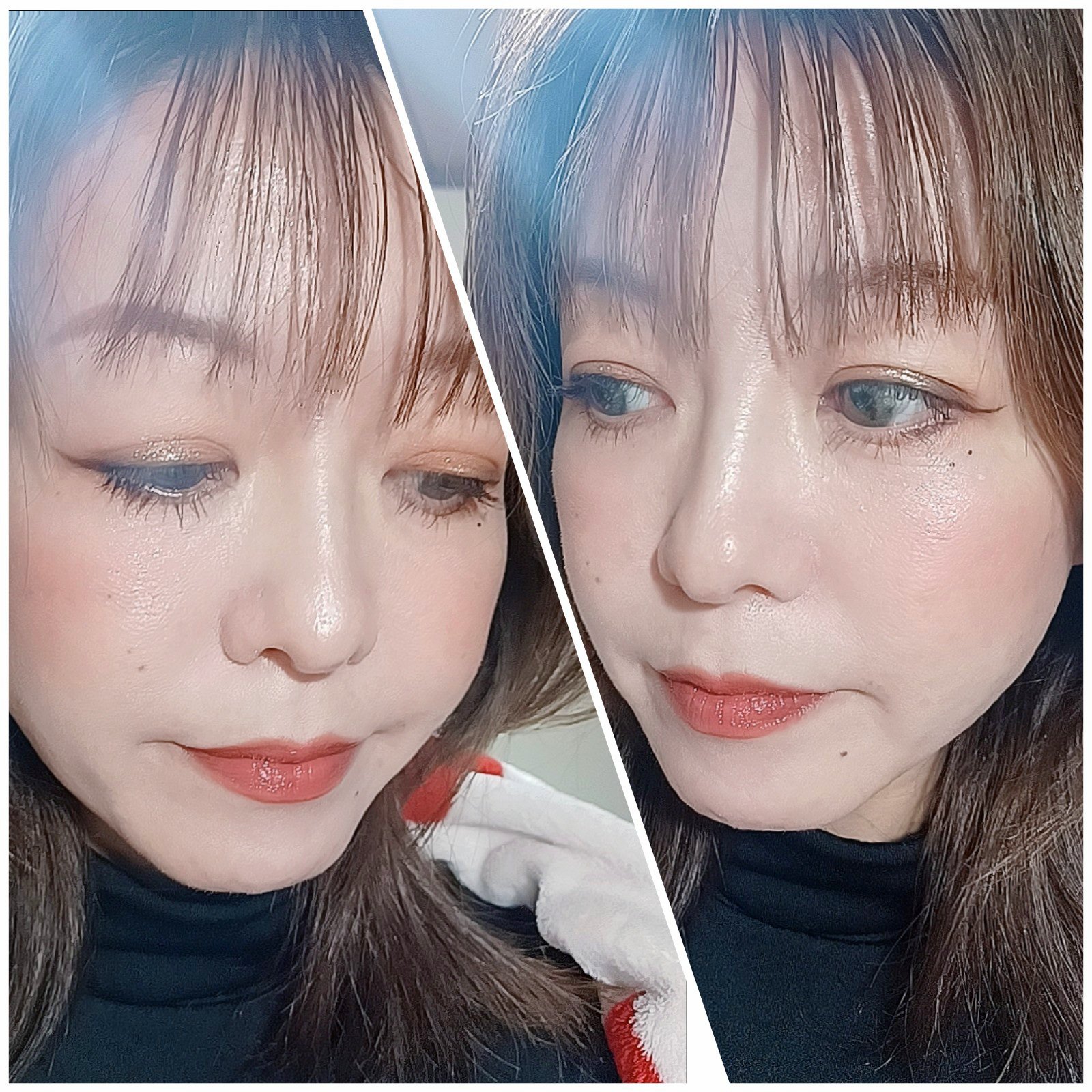 ジェリーイングヌードグロス/Laka/リップグロスを使ったクチコミ（2枚目）