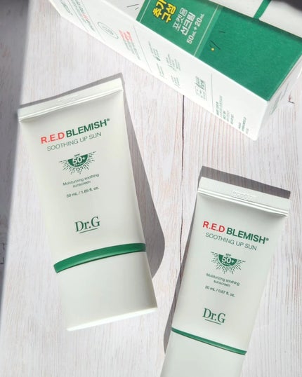 レッドブレミッシュスージングアップサン/Dr.G/日焼け止めクリームを使ったクチコミ(1枚目)