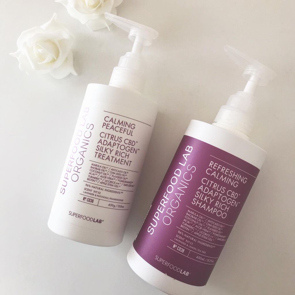 スーパーフードラボ オーガニックス シルキーリッチ シャンプー&トリートメント/SUPERFOOD LAB/市販シャンプーを使ったクチコミ(1枚目)