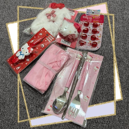 ロングヘアクリップ ハローキティ/サンリオ/ヘアケアグッズの画像