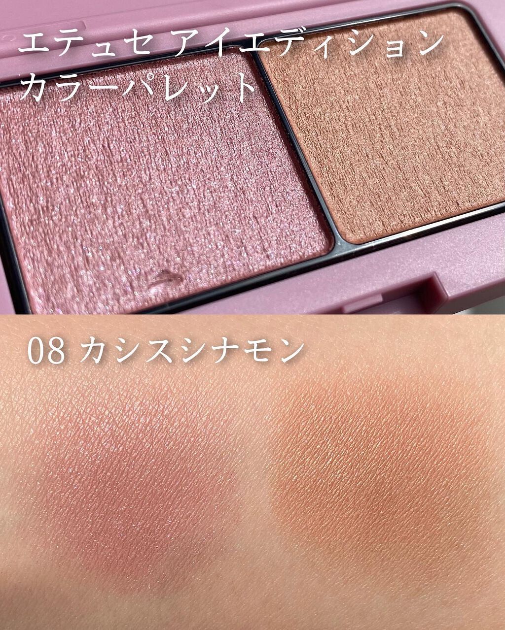 エテュセ アイエディション(カラーパレット)/ettusais/アイシャドウパレットを使ったクチコミ（3枚目）