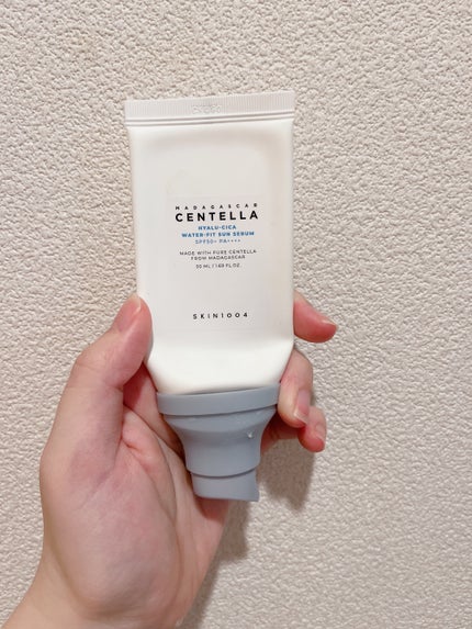 ヒアルーシカ ウォーターフィット サンセラム/SKIN1004/日焼け止めローションを使ったクチコミ(1枚目)