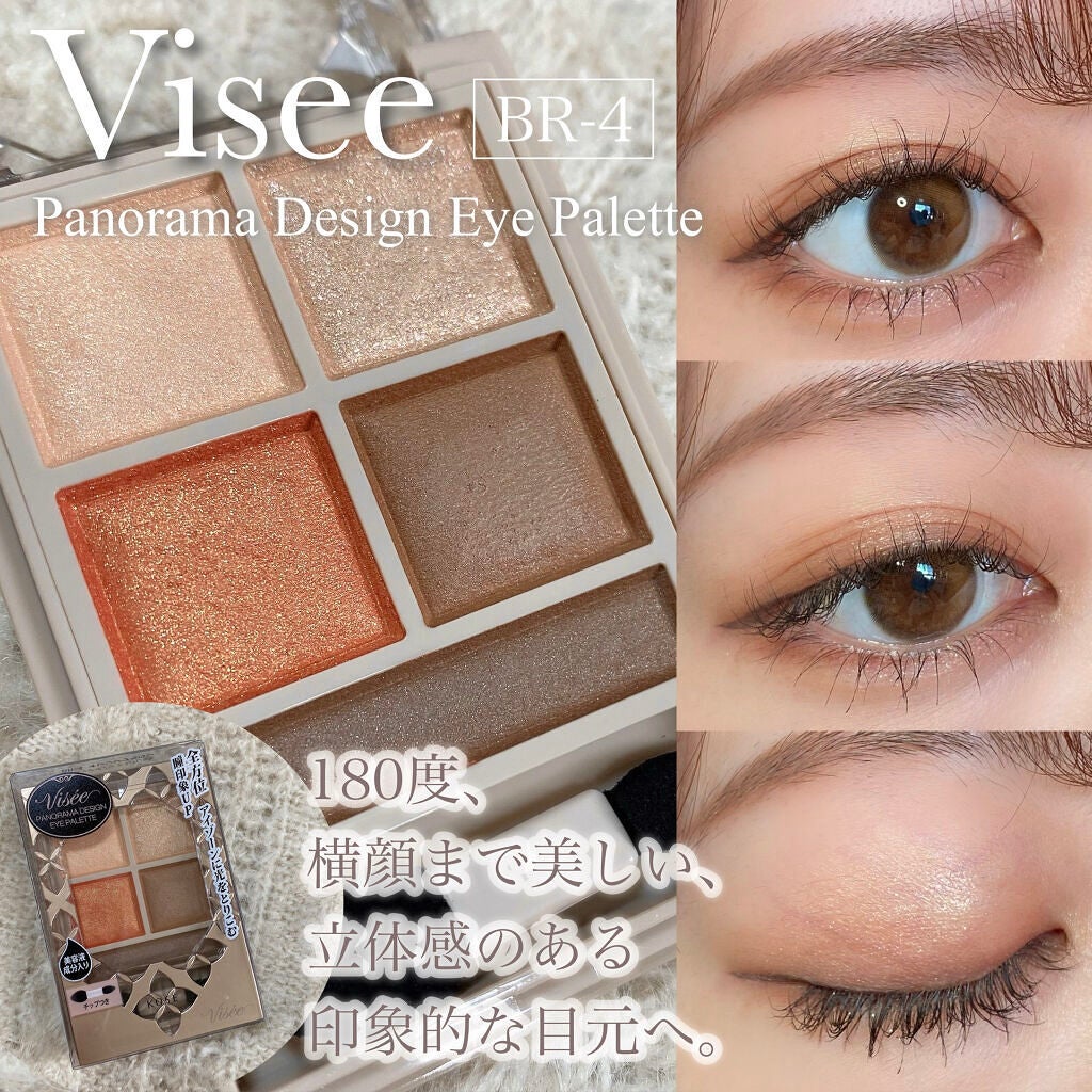 パノラマデザイン アイパレット/Visée/アイシャドウパレットを使ったクチコミ(1枚目)