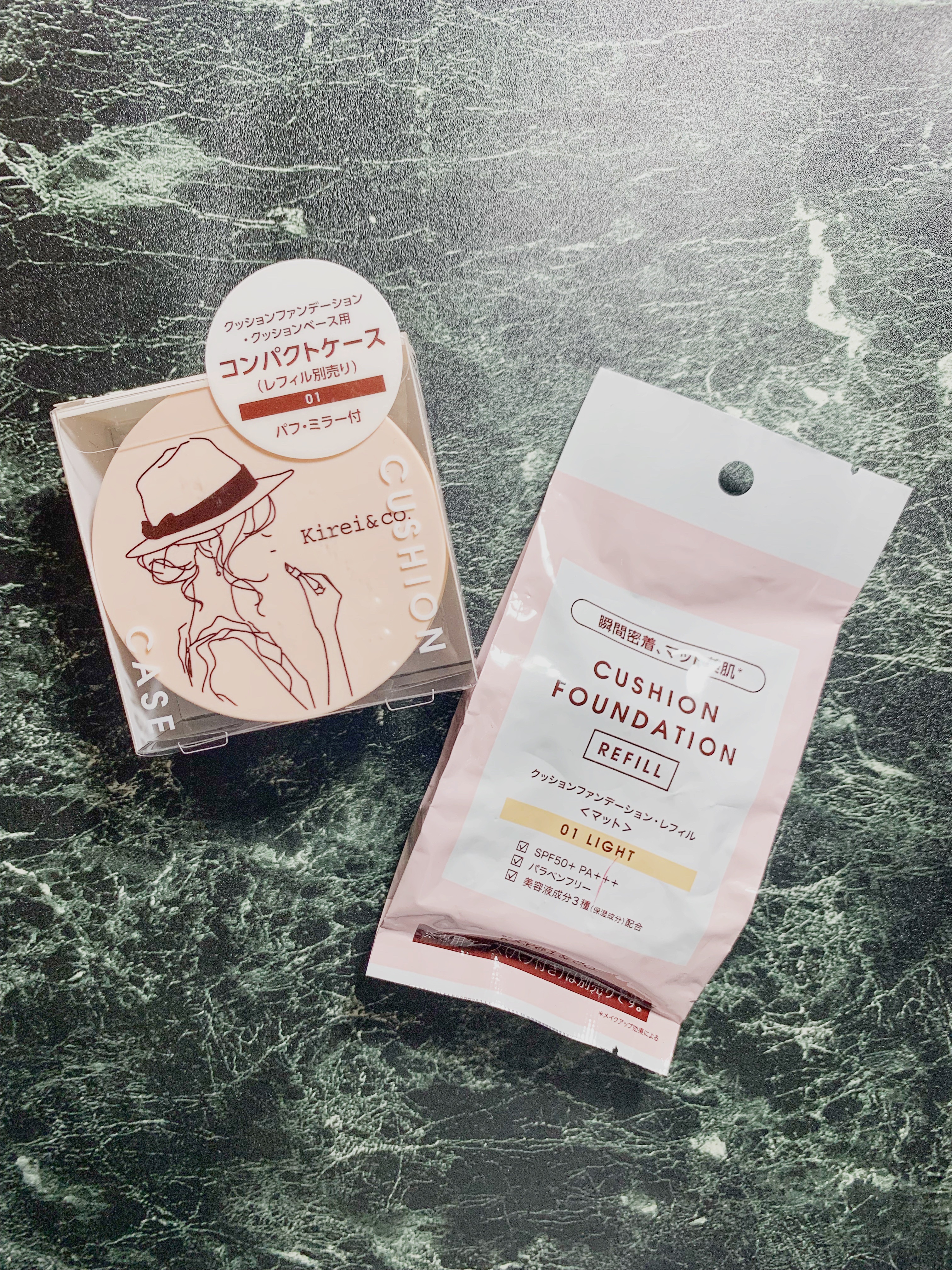 マット クッションファンデーション/Kirei&co./クッションファンデーションを使ったクチコミ（1枚目）