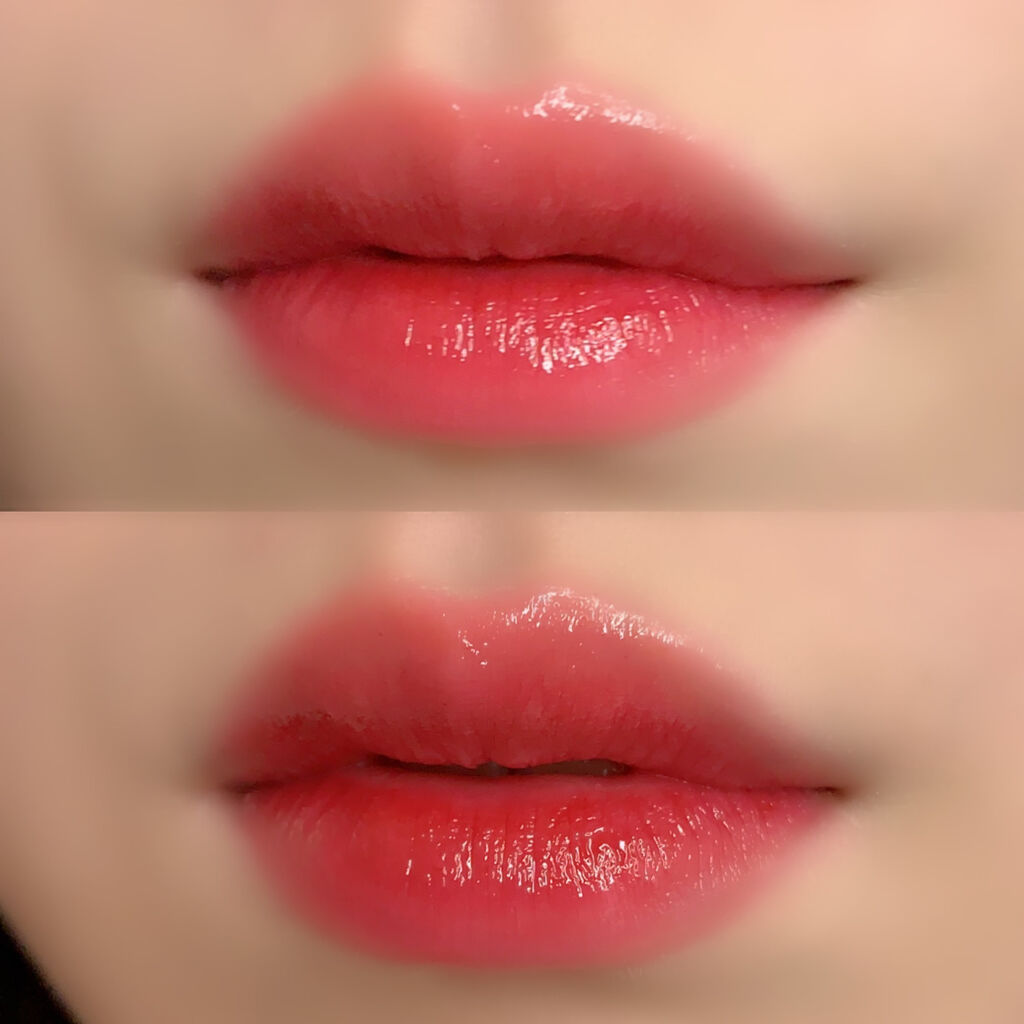 グラスティングウォーターティント 韓服エディション/rom&nd/リップティントを使ったクチコミ（3枚目）