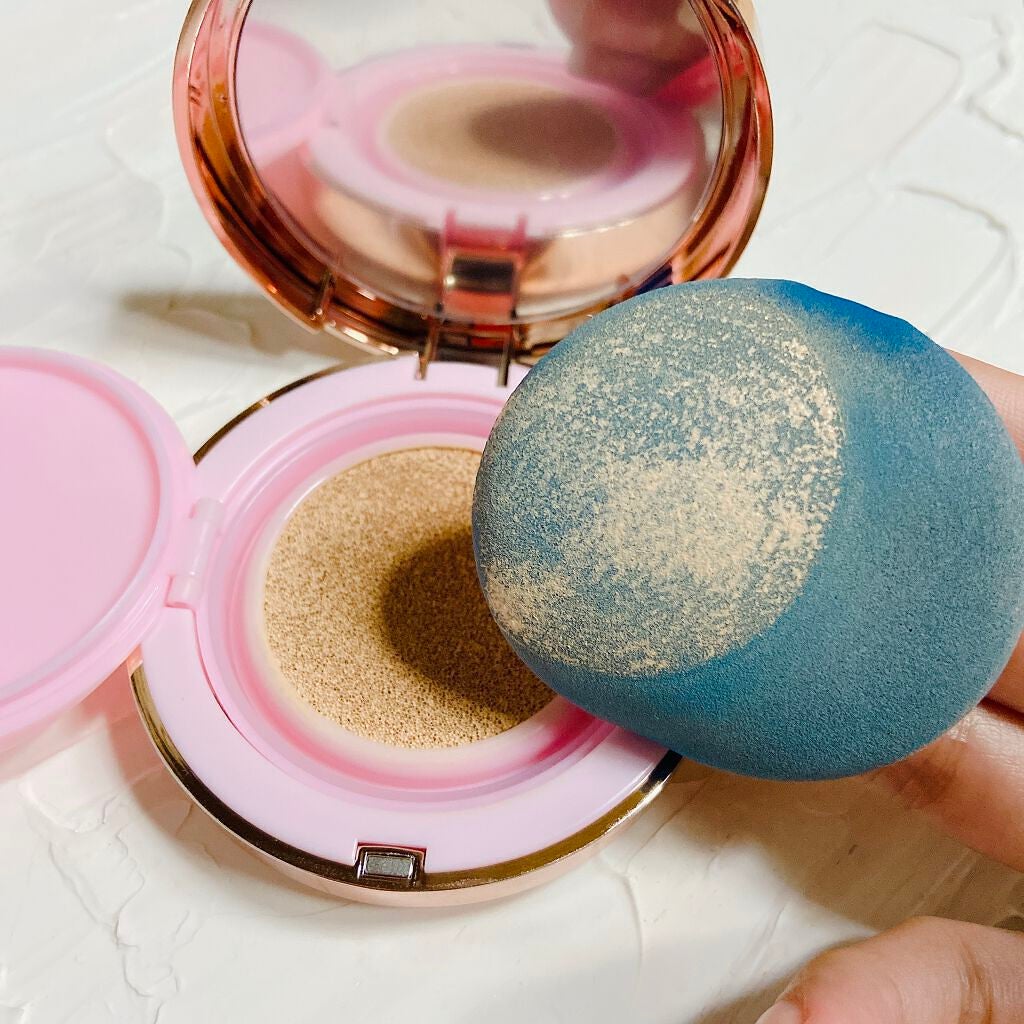 ピンクティーツリーカバークッション/APLIN/クッションファンデーションを使ったクチコミ(3枚目)