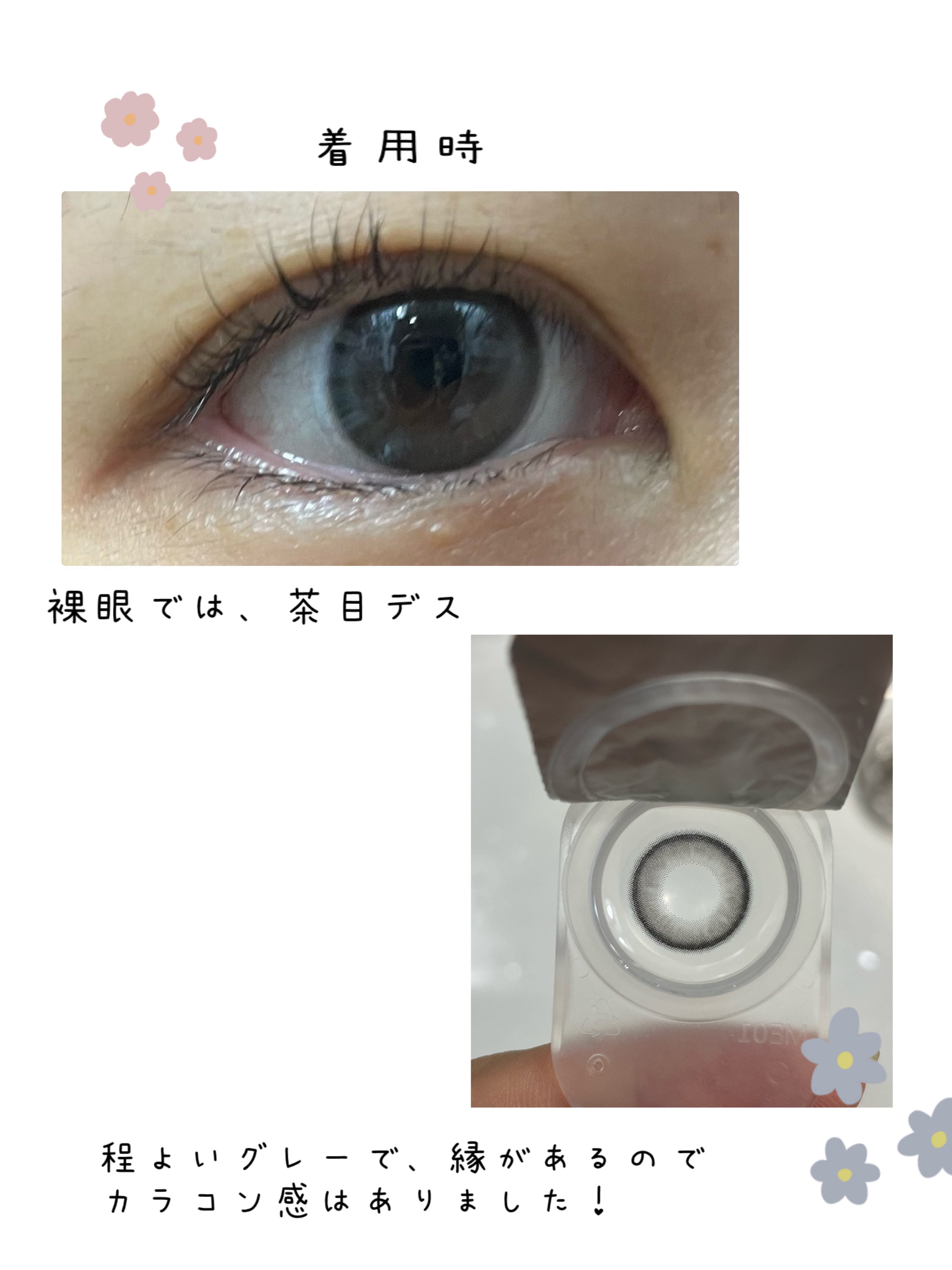 トリコニナル ワンデー/トリコニナル/ワンデー（１DAY）カラコンを使ったクチコミ（2枚目）