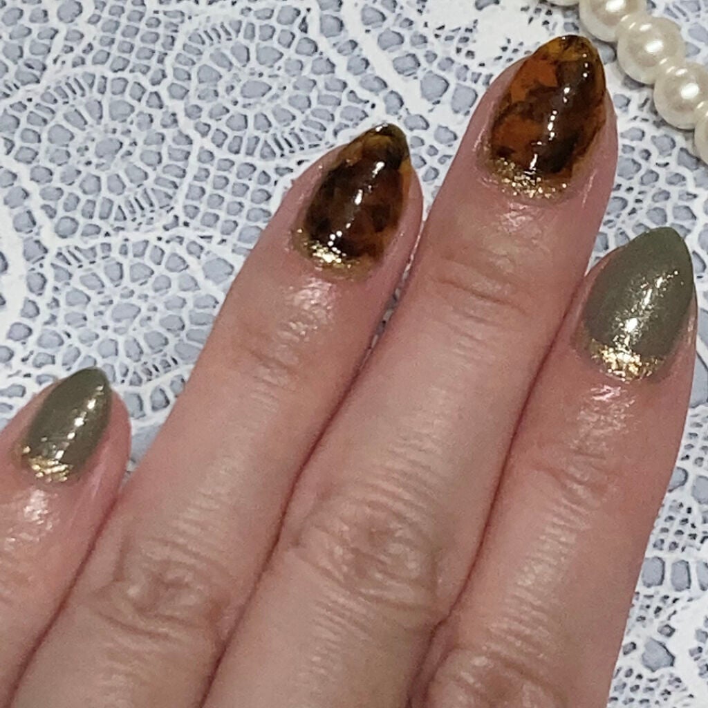 ネイル エナメル 細筆タイプ/ちふれ/マニキュアを使ったクチコミ(3枚目)