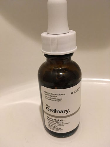 Resveratrol 3% + Ferulic Acid 3％/The Ordinary/美容液を使ったクチコミ（1枚目）