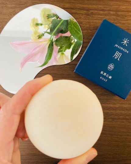 肌潤石鹸/米肌/洗顔石鹸を使ったクチコミ(9枚目)