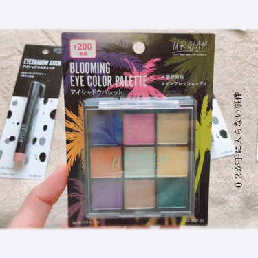 UR GLAM　BLOOMING EYE COLOR PALETTE/U R GLAM/パウダーアイシャドウを使ったクチコミ（3枚目）