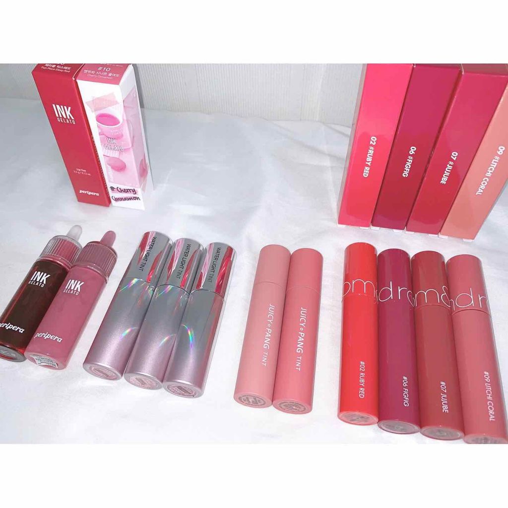 アピュー ウォーターライト ティント/A’pieu/リップティントを使ったクチコミ（3枚目）